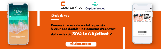 Courir wallet mobile